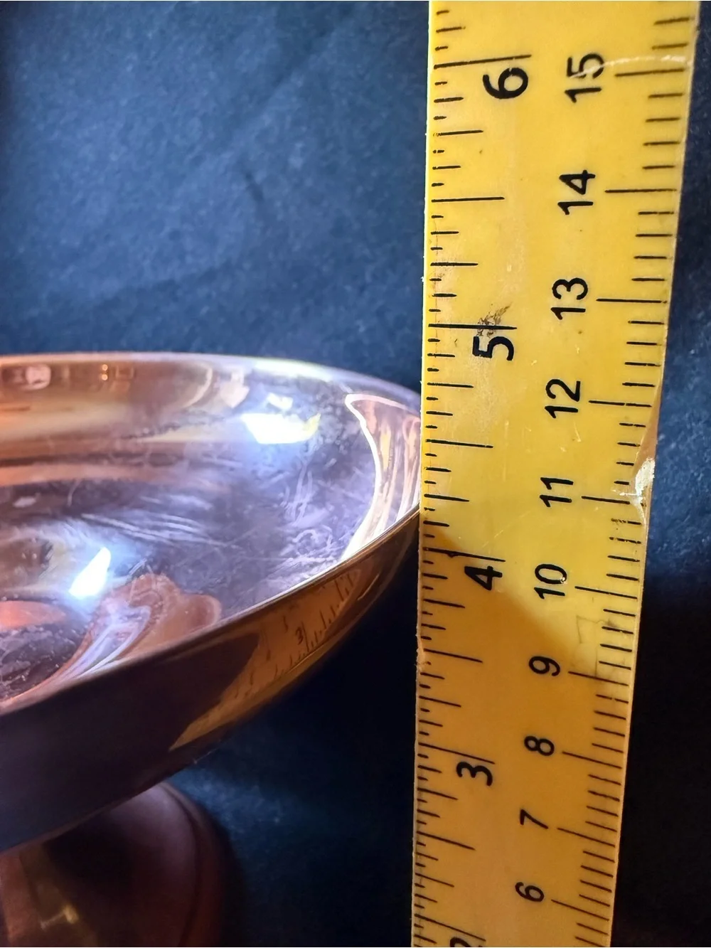 Coppercraft Guild Copper vintage MCM solid copper pedestal bowl